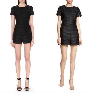 Maje Isiris Mesh Playsuit Romper